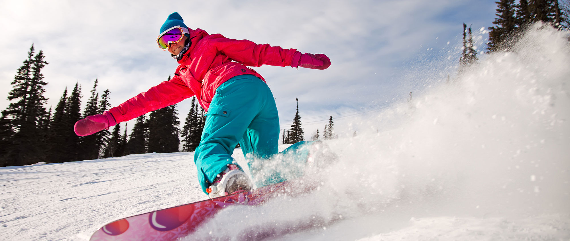 Snowboard - Winter im Bayerischen Wald