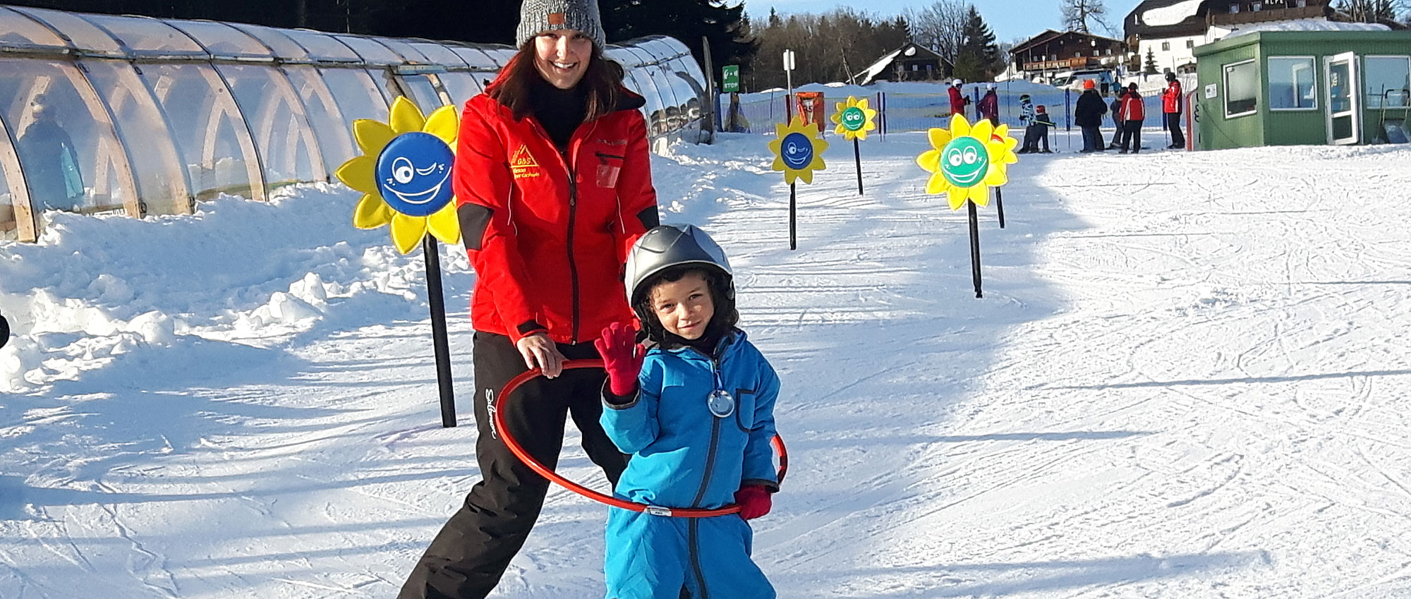 Skifahren mit der ganzen Familie im Skigebiet Bayerischer Wald